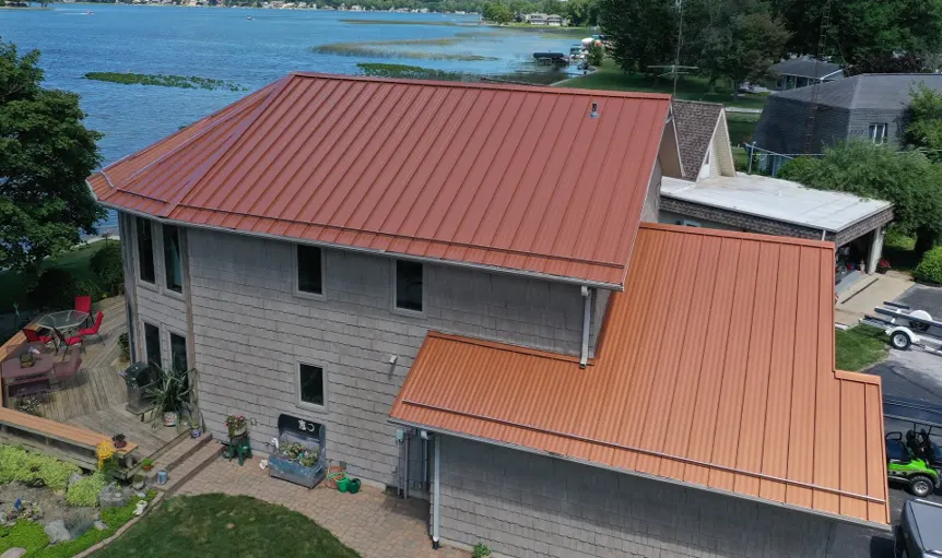Flashing and seam work in Woodcreek Crossing